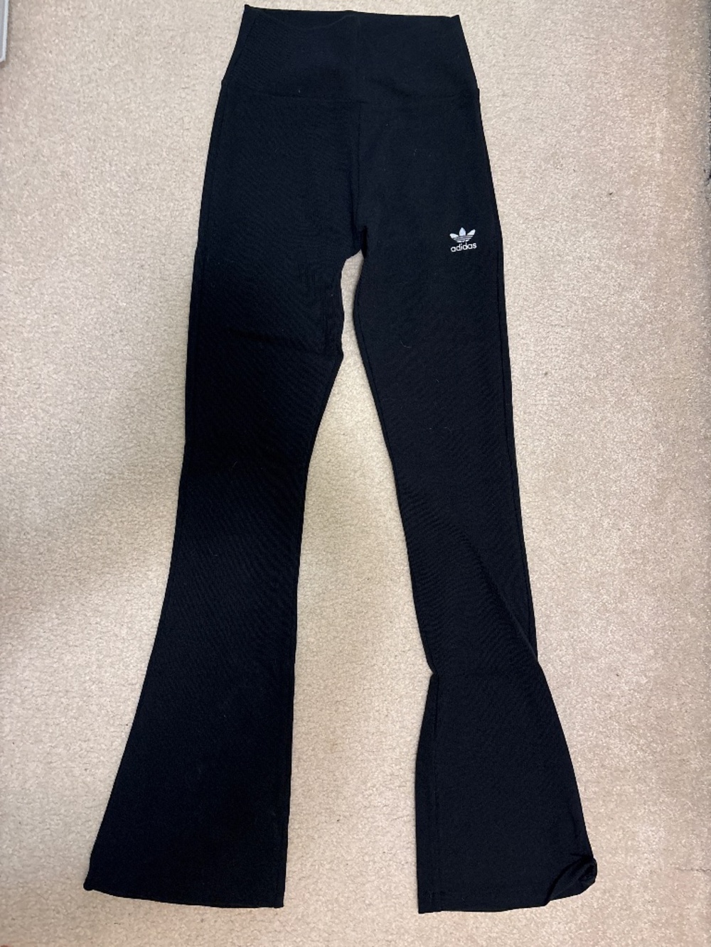 Ribbed Addidas Flares